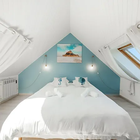 Le Savoir Du Mont, Vue Mont-saint-michel Feriehus Huisnes-sur-Mer