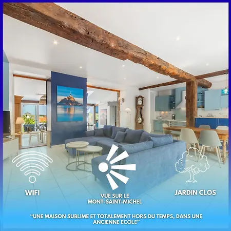 Le Savoir Du Mont, Vue Mont-saint-michel Tatil Evi *