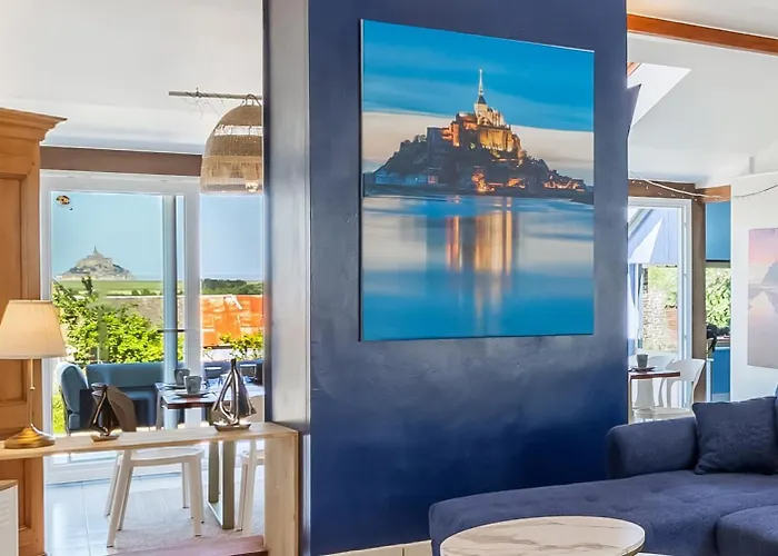 בית נופש Le Savoir Du Mont, Vue Mont-saint-michel