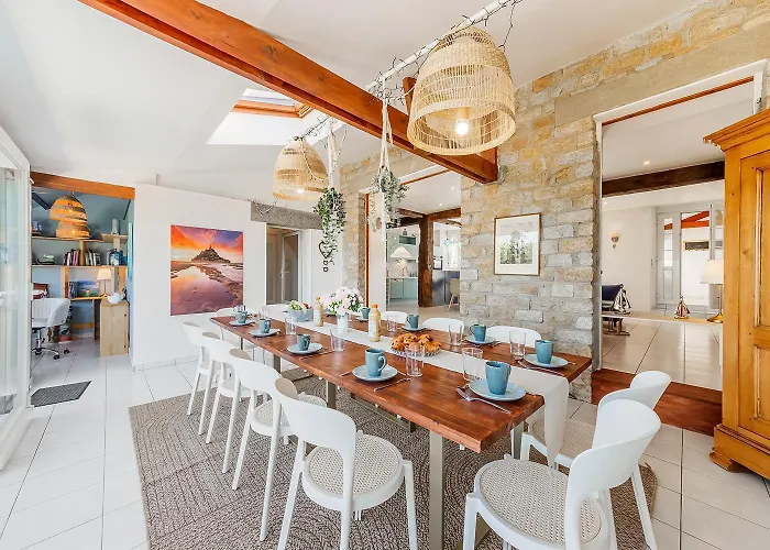 בית נופש Le Savoir Du Mont, Vue Mont-saint-michel